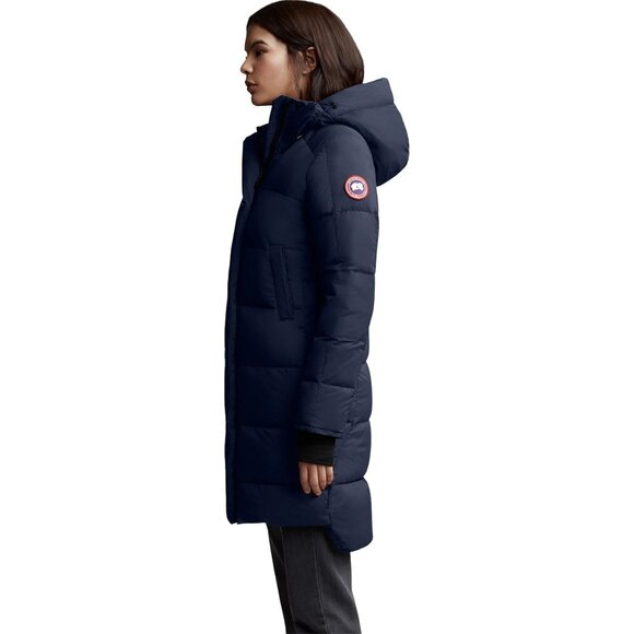 Canada Goose Allison Packable Down Coat Atlantic Navy Womens Size XL Mid Length - Picture 2 of 13